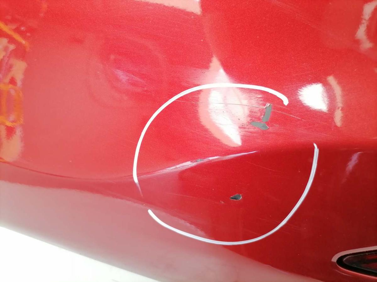 Toyota Yaris XP13 original Stoßstange Stoßfänger hinten 3N8 RED PEARL BJ14